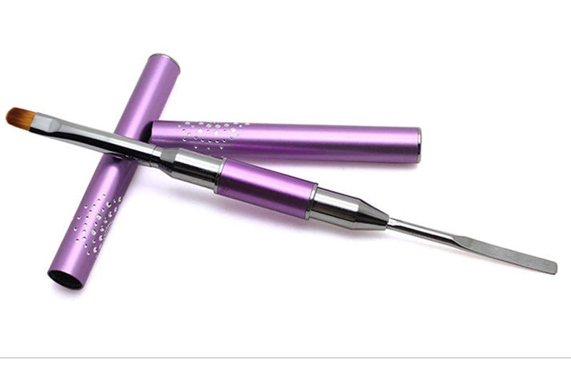Liffly PolyGel Brush and Picker Brush tool for UV Poly Gel (Purple) - Image 4
